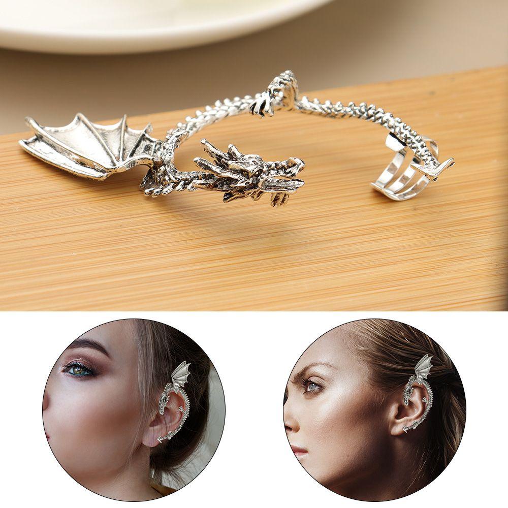 Lily Klip Telinga Bahan Zinc Alloy Aksesoris Perhiasan Untuk Wanita Ear Studs