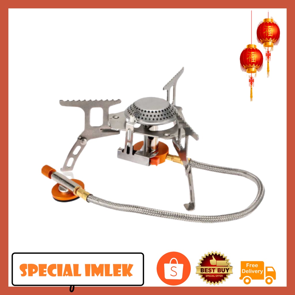 Kompor Gas Lipat Portabel Camping Stove - WSS-201