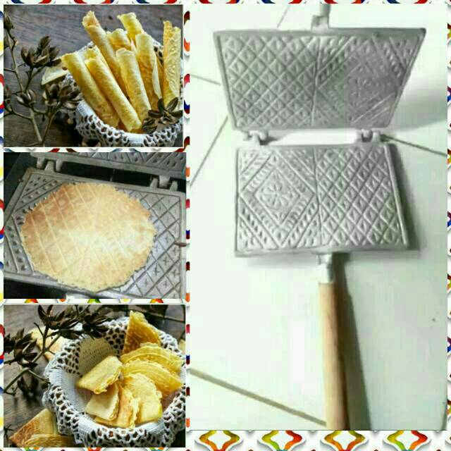 Cetakan Kue Semprong Opak Gambir Eggroll Cor Almini