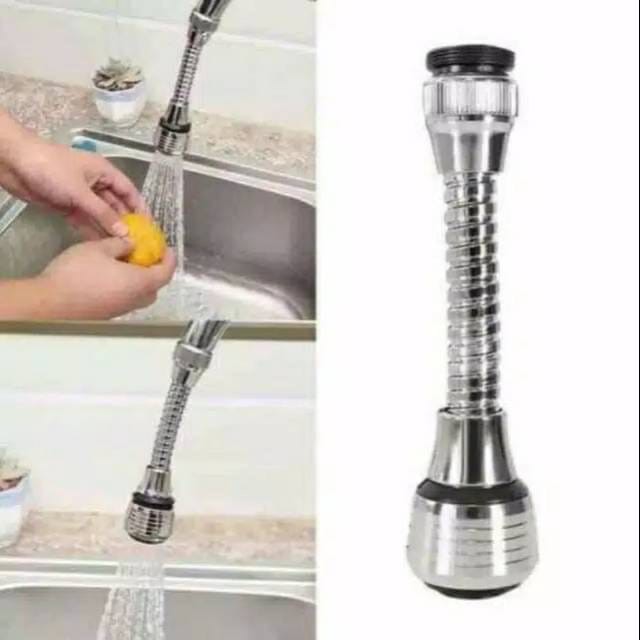 # HJ # SAMBUNGAN KRAN STAINLESS PANJANG / FAUCET STAINLESS PANJANG