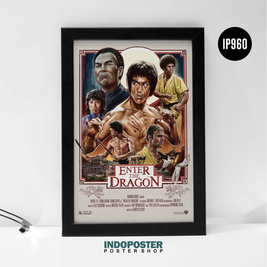Poster Film Bruce Lee Enter The Dragon, 1973