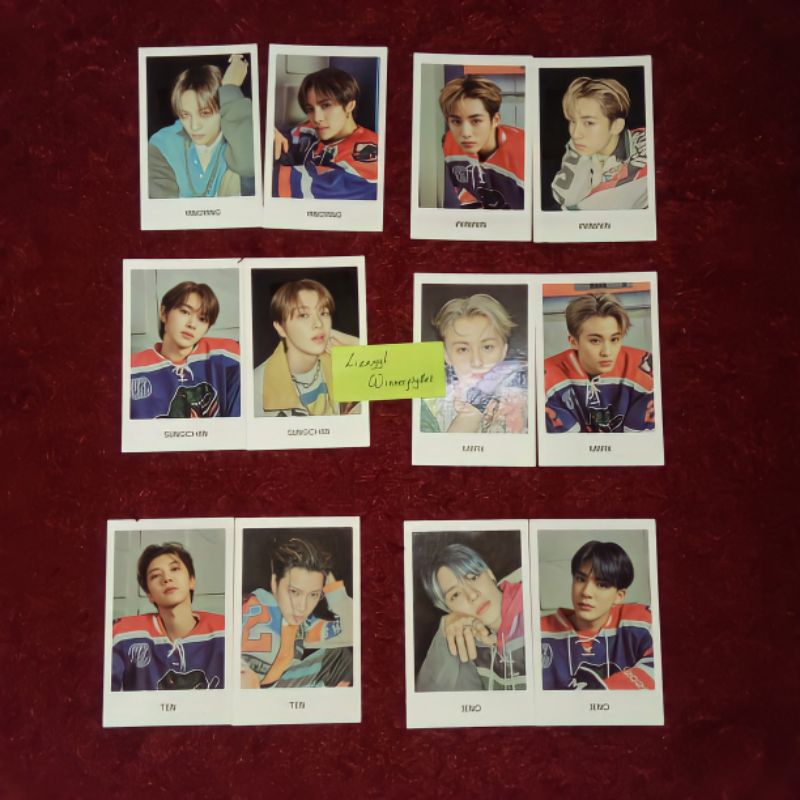 nct sungchan winwin ten mark jeno yangyang photocard pc 90's love kolbuk collecting book polaroid se