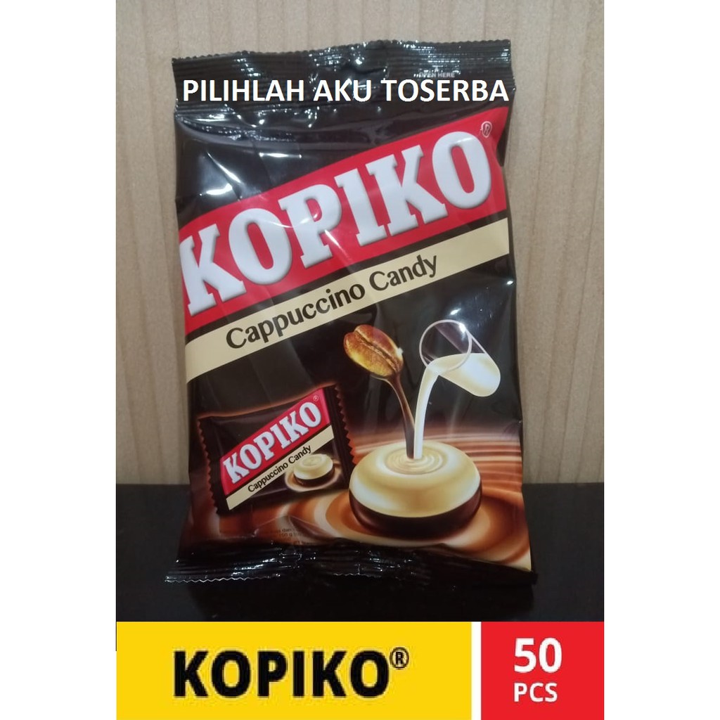 Permen Kopi KOPIKO CAPPUCCINO CANDY - capucino candy 150 Gr isi 50 Pcs