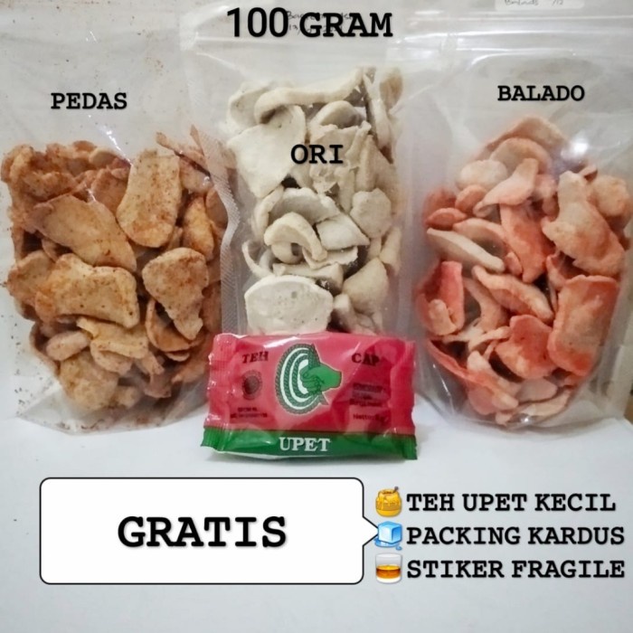 

PROMO Cemilan Basreng Original GRATIS Teh Upet Khas Cirebon