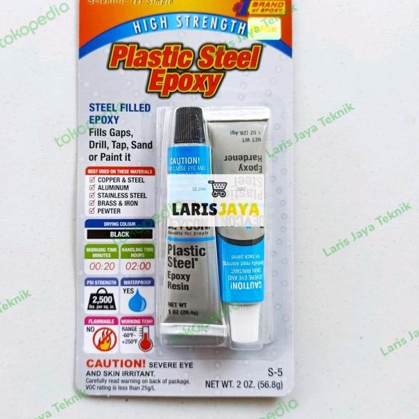 

Den Plastic Steel Epoxy S5 Tube 56.8 gram (2 oz)