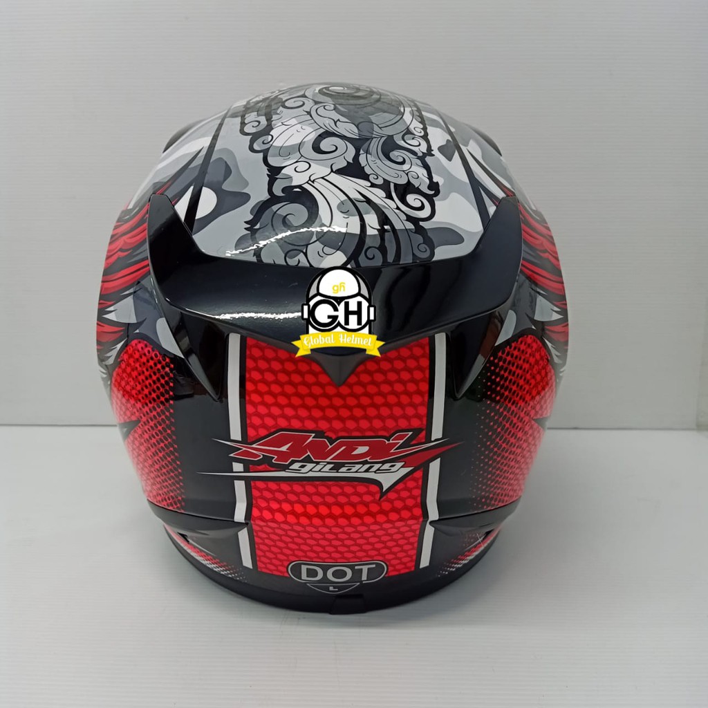 Helm KYT R10 Andi Gilang Flat Visor