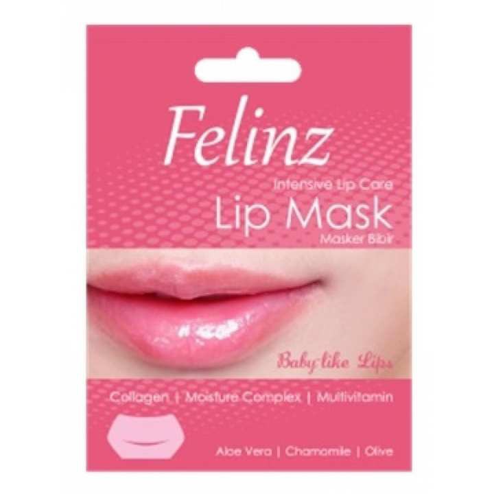 Felinz Lip Mask Masker Bibir - 1 Pak isi 2 Sachet