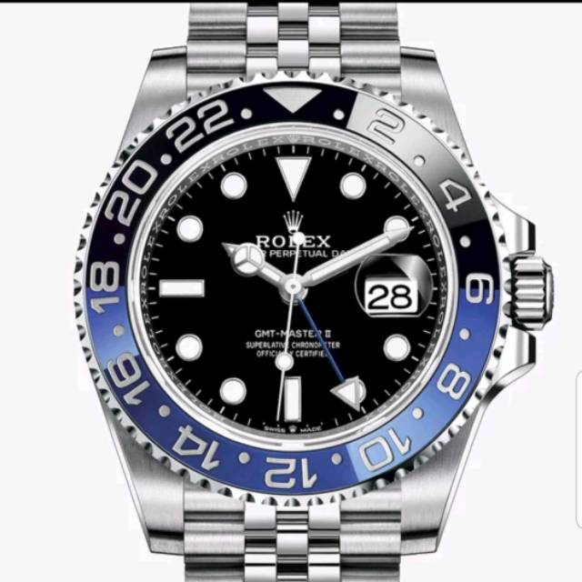 Jam Tangan Pria Rolex GMT Master Swiss Eta Clone 1 : 1