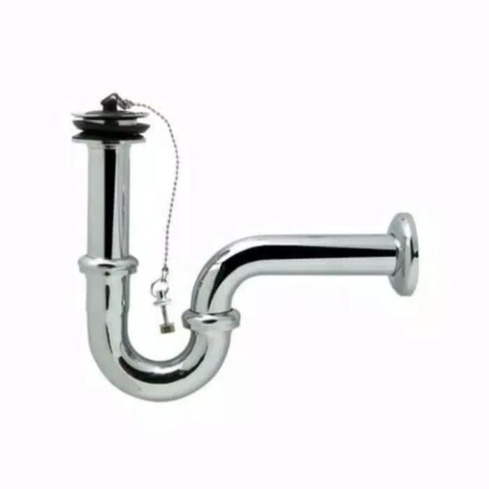 Sifon Rantai Pembuangan Model Toto /Afur Wastafel Model Rantai Kamar Mandi