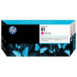 HP 81 Magenta Dye Printhead and Printhead Cleaner (C4952A) Original