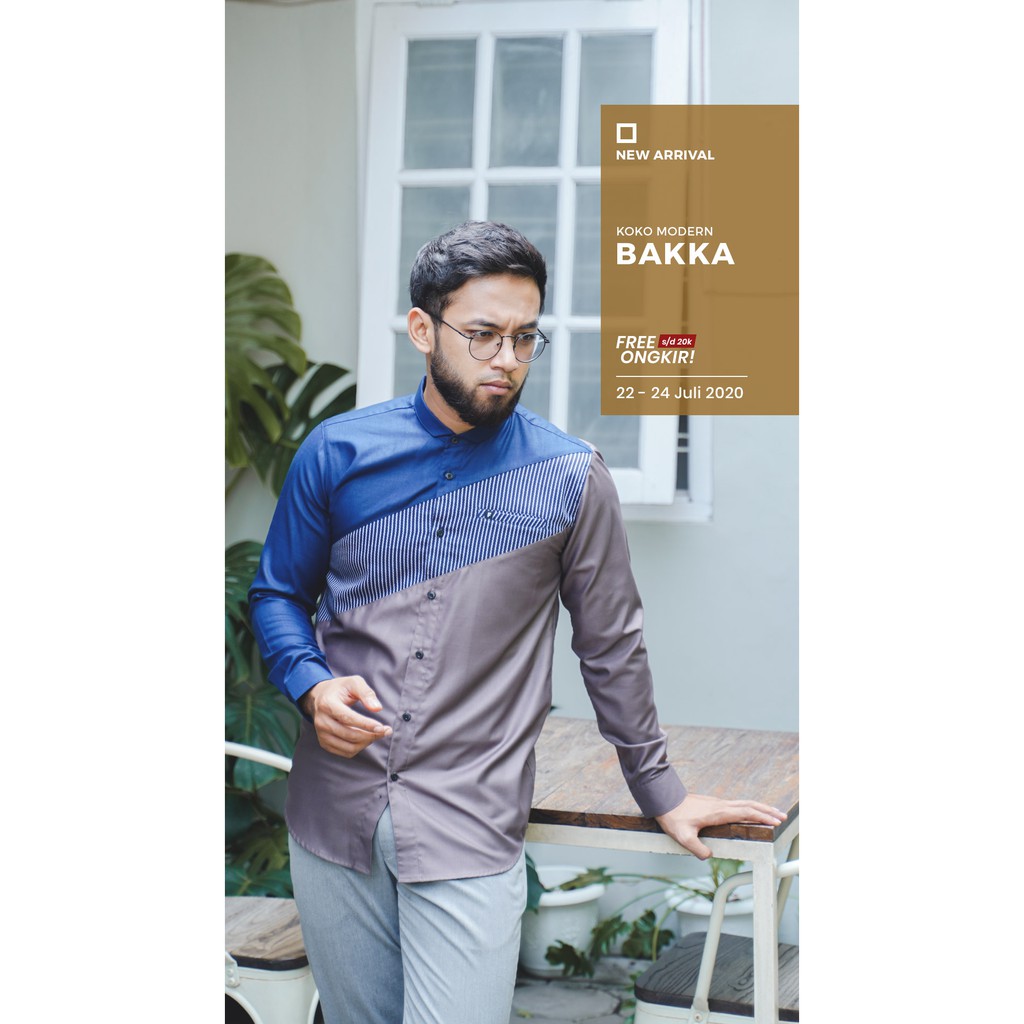 BAJU KOKO KEMEJA PRIA FADKHERA BAKKA