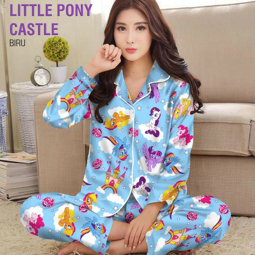 blinqshop baju tidur piyama CP,PP KUDA PONY