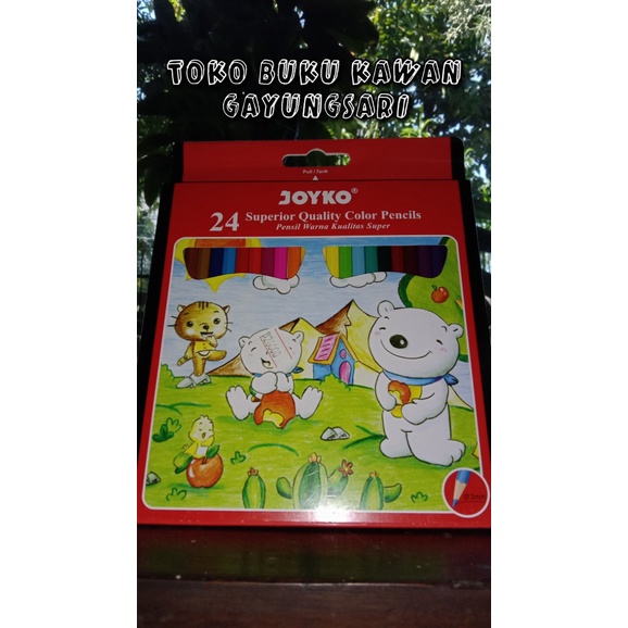 

PENSIL WARNA JOYKO 24 PCS