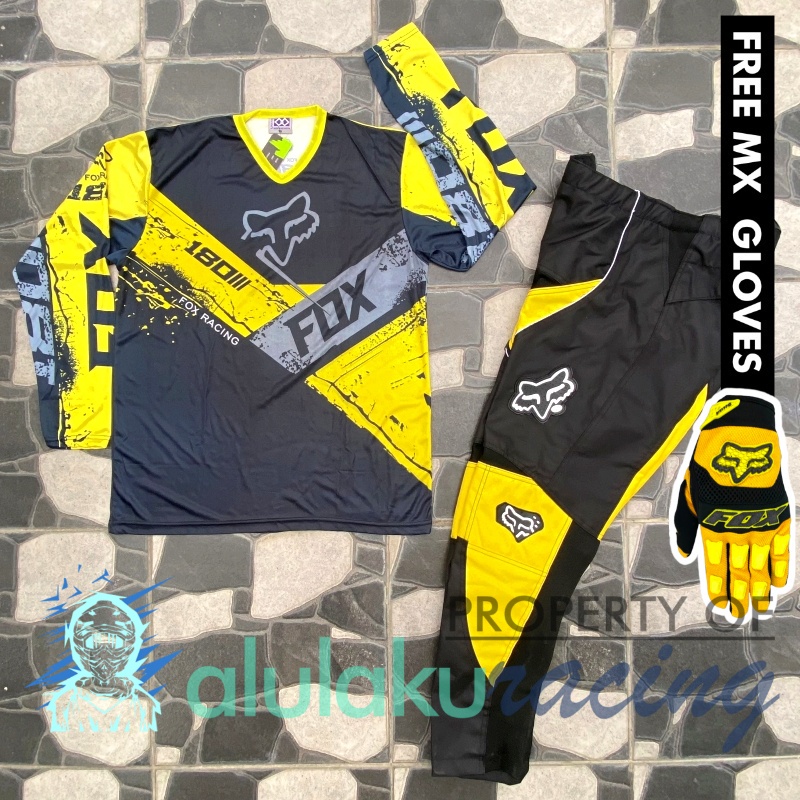 Jersey &amp; Celana MX Trail Motocross - Paket Bundling FOCT1915-F47