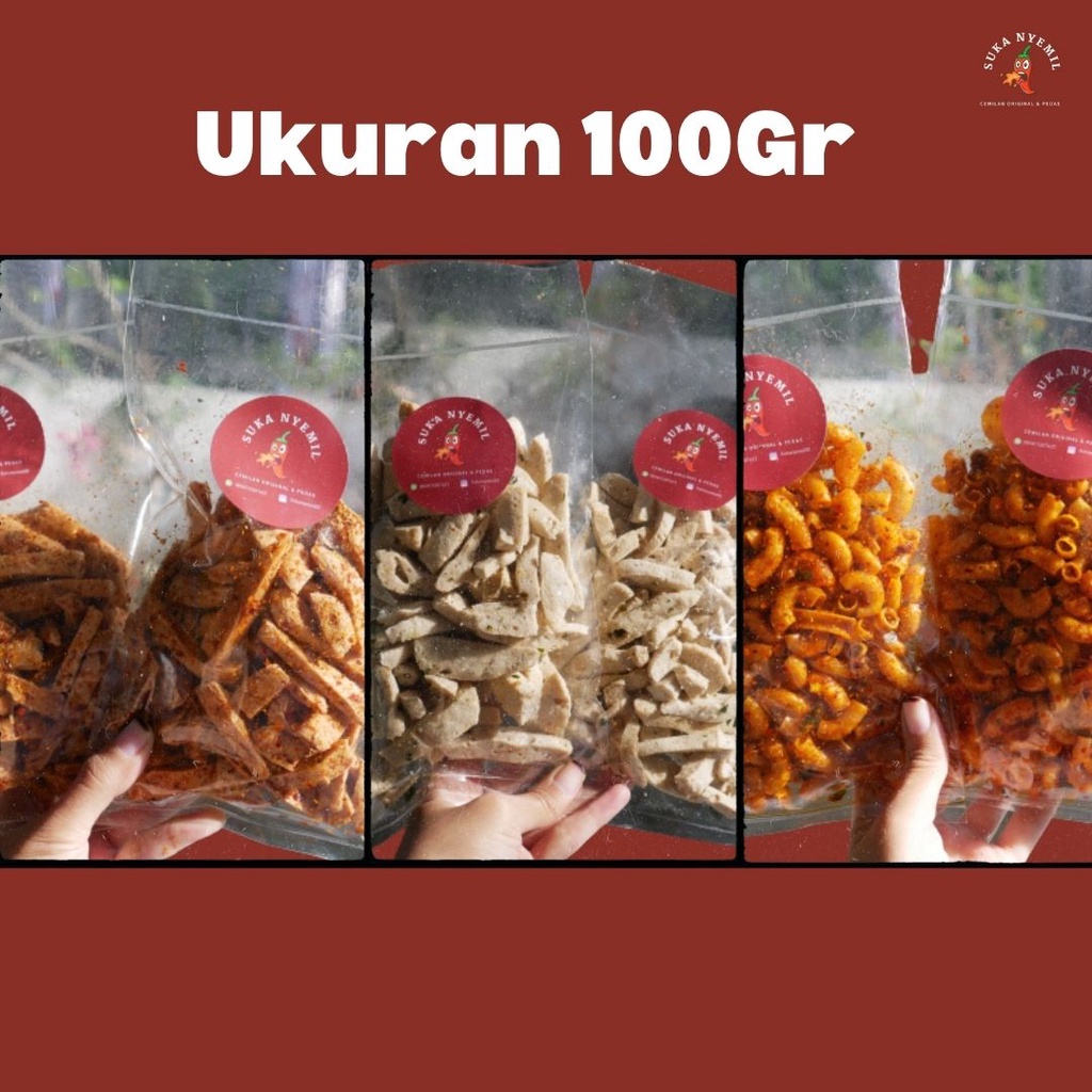 

VARIAN CEMILAN PEDAS & ORIGINAL SIZE 100 GRAM
