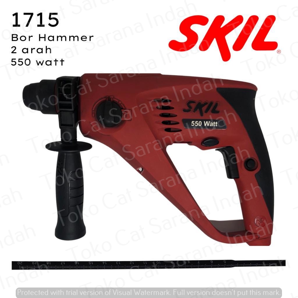 SKIL Mesin Bor Beton Skil 1715 Rotary Hammer SDS plus ROTARY HAMMER SKIL 550 WATT BOR