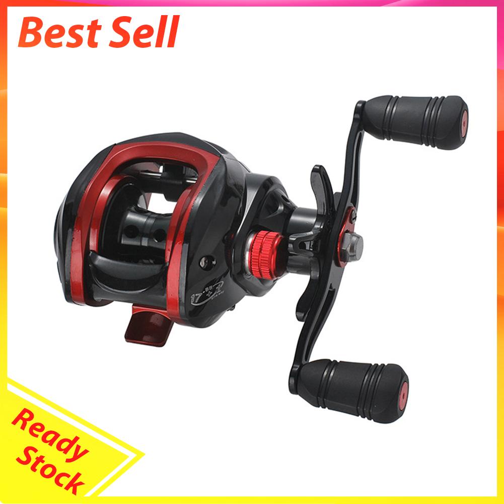 Reel Baitcasting 18 + 1BB 7.2 / 1 Max Drag 8kg Untuk Memancing Di Laut