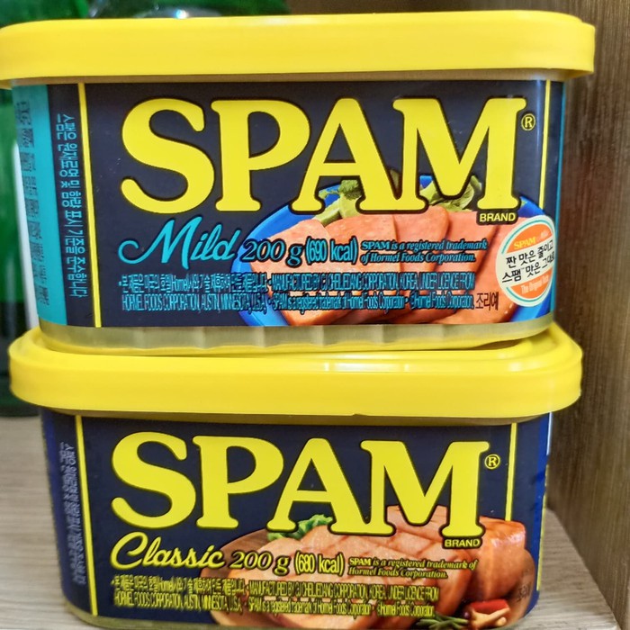 Spam meat Korea 200 gram Tidak Halal