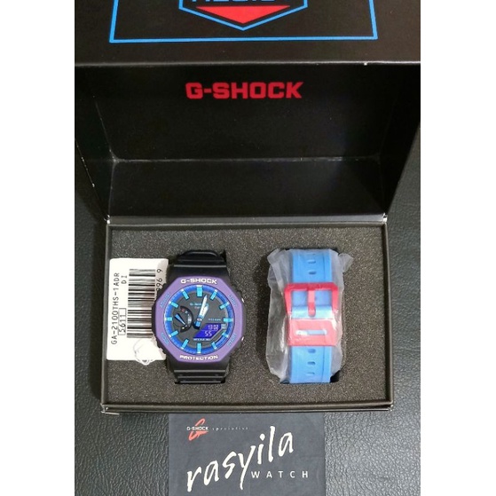 Casio G-Shock G-Shock GA 2100THS / GA2100THS - 1ADR / GA 2100 - 1A Black-Purple-Blue