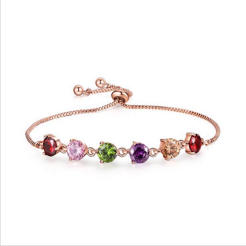 Gelang zircon Bahan S925 silver Tahan Air Tidak Karat Untuk Wanita