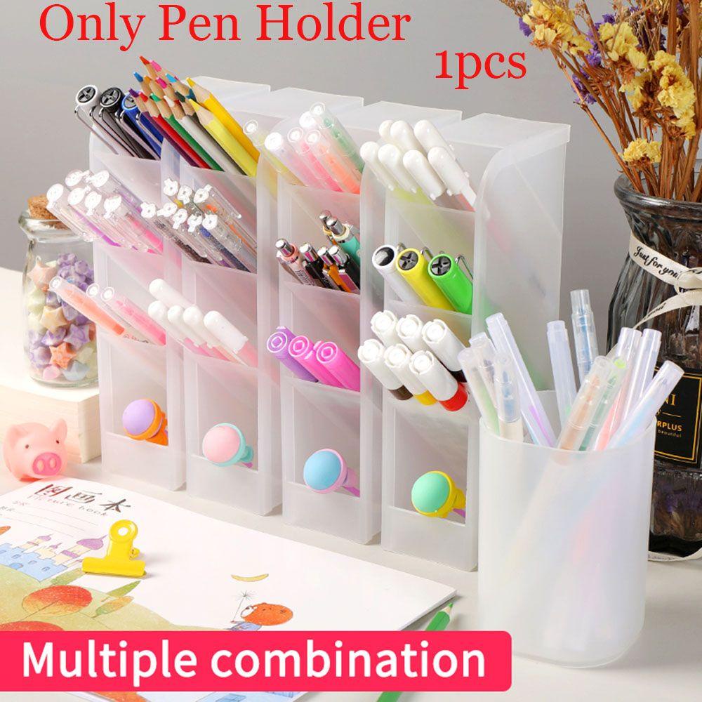 REBUY Rebuy Pen Holder Kapasitas Besar High Quality Aksesoris Meja Organizer Kotak Penyimpanan Makeup Alat Tulis Kantor Sekolah