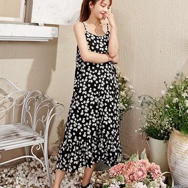 Serbuuuu.. GAUN/Dress/Daisy/Rok panjang korea/Baju wanita korea Rok plisket Long dress