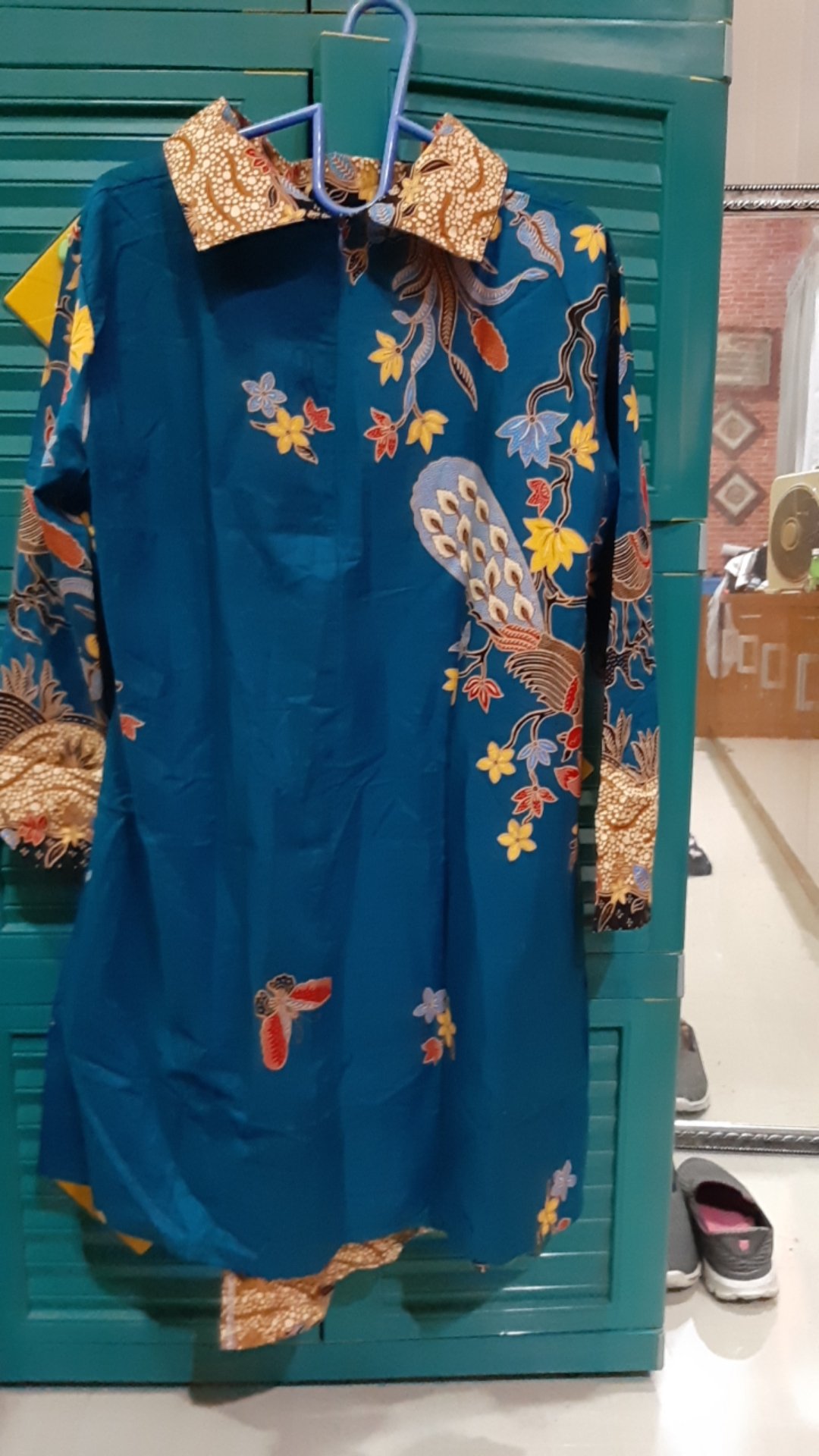 Grosir Terlaris Genes Jelita Tunic Navbor Yelbor Whitbor Creambor Tunik Batik Modern Hrb062