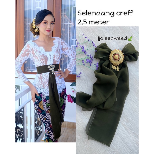 SELENDANG SUTRA CREF-Ijo seaweed