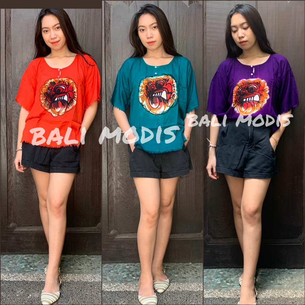 ATASAN BAJU BARONG LUKIS BALI