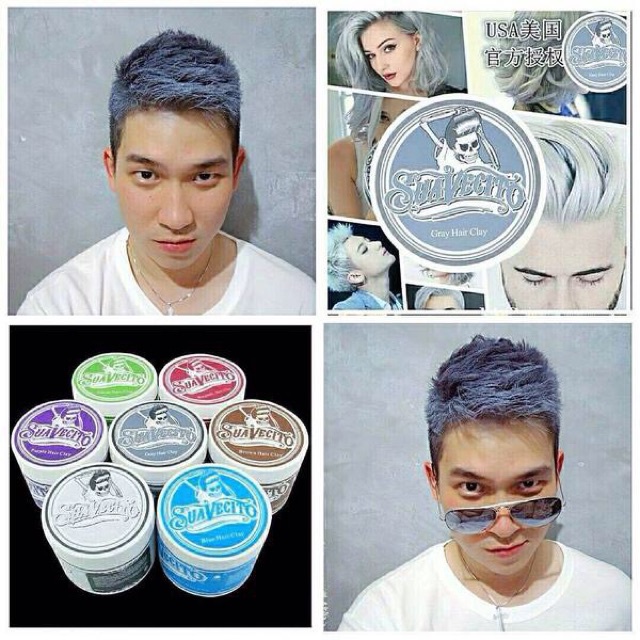 Pomade Warna Minyak Rambut Pewarna Pria Waxbased Wax Based Suavecito Color