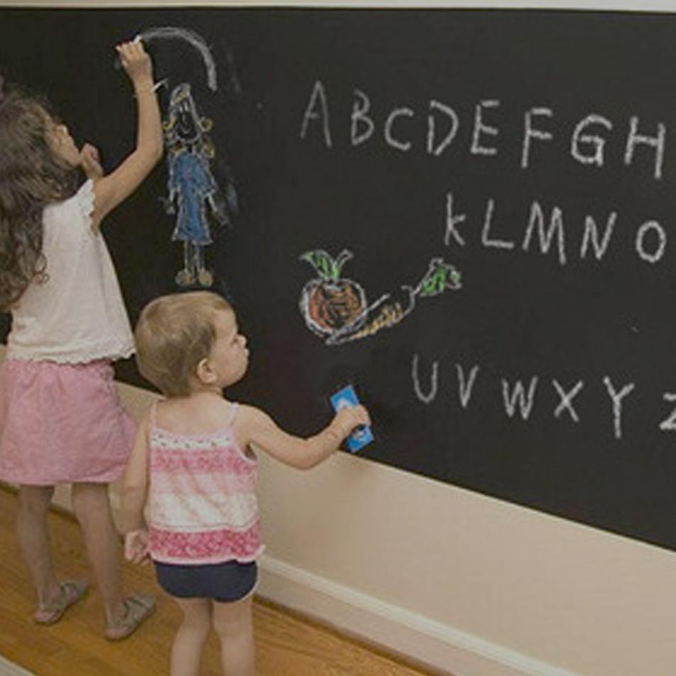 

[KODE LCYOB] Stiker Dinding Papan Tulis Anak Hijau Putih / Wall Sticker Wall Paper Chalkboard Whiteboard