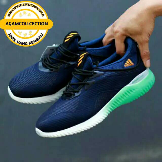 Sepatu Adidas Sneakers Olahraga Pria Sport Joging Alphabounce Grade Ori