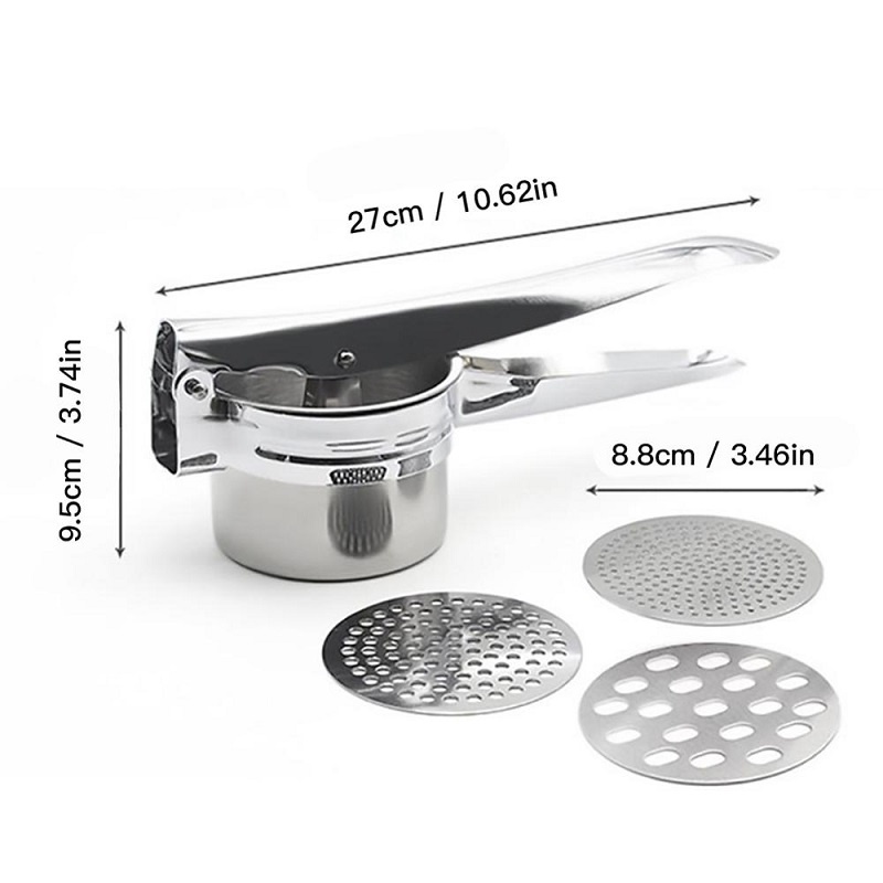 Mi.more Potato Ricer 3 in 1 Masher Juicer Presser Penghancur Pelumat Kentang