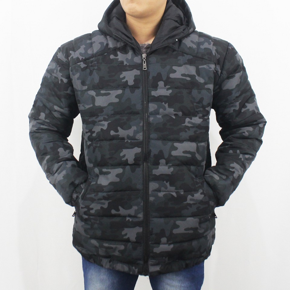 JAKET PUFFER CAMO ARMY TEBAL PRIA SIZE M L XL XXL  - JAKET WINTER - JAKET PARASUT TEBAL PRIA - JAKET GUNUNG TEBAL 01