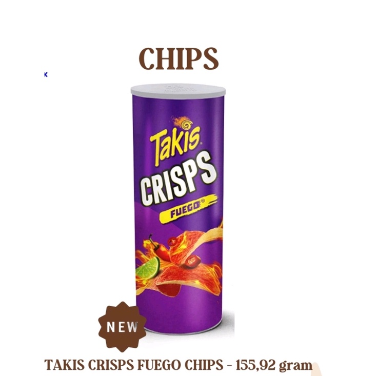 

Takis Crisps Fuego Hot Chili Pepper & Lime Potato Crisps - 155.92 Gr