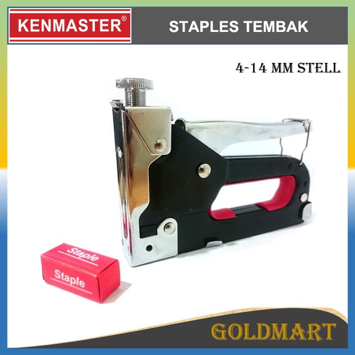 Staples Tembak / Kenmaster Staple Gun 4-14 mm Steel