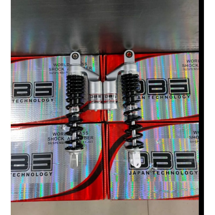 SHOCKBREAKER DBS 340MM NMAX OLD,PCX150 SHOCK BELAKANG - FULL BLACK