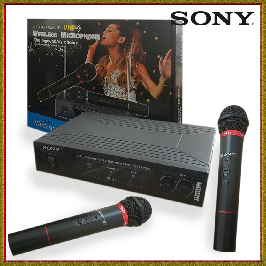 Microphone  SONY Microphone double wireless SONY SN 89