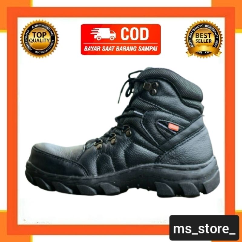 Sepatu Pria Safety Kulit Asli Kicker X-Zoom M5