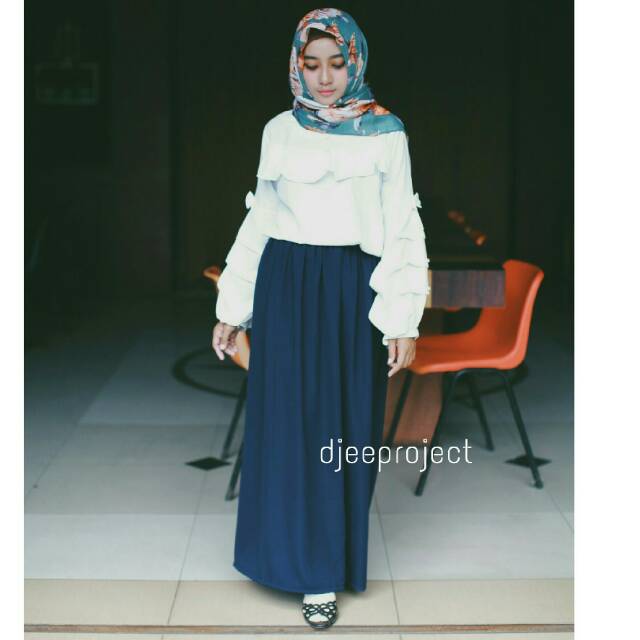 BIG PROMO AUFA skirt panjang  93 95cm ROK  WOLFIS PREMIUM 