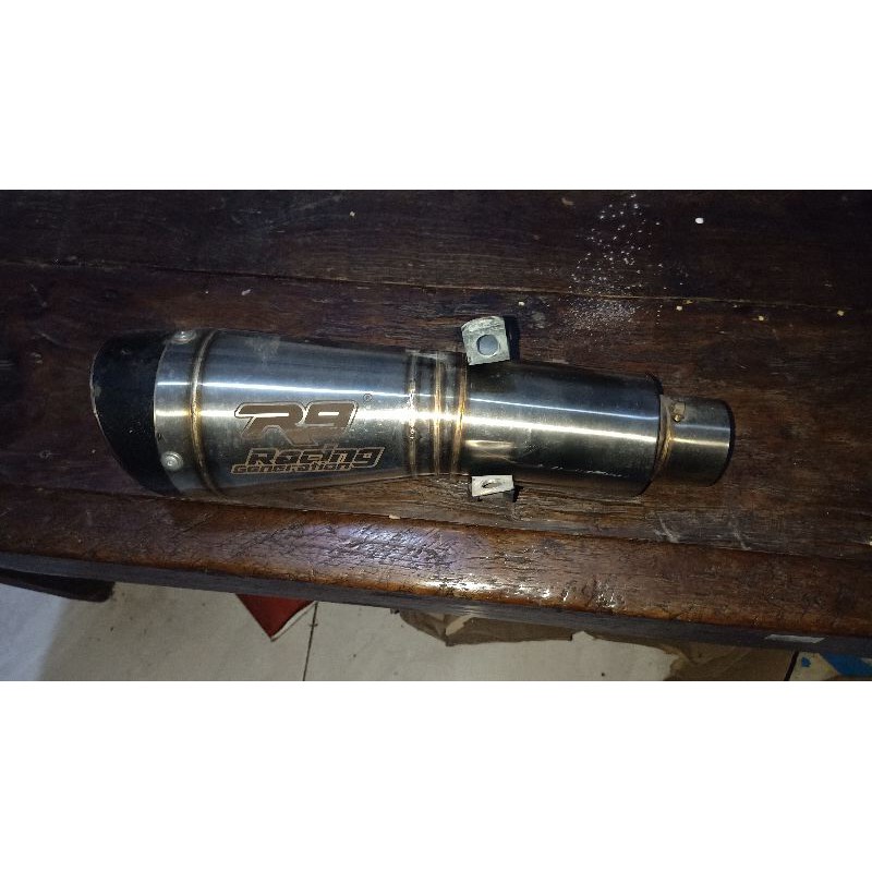 jual knalpot R9 lokal murah second