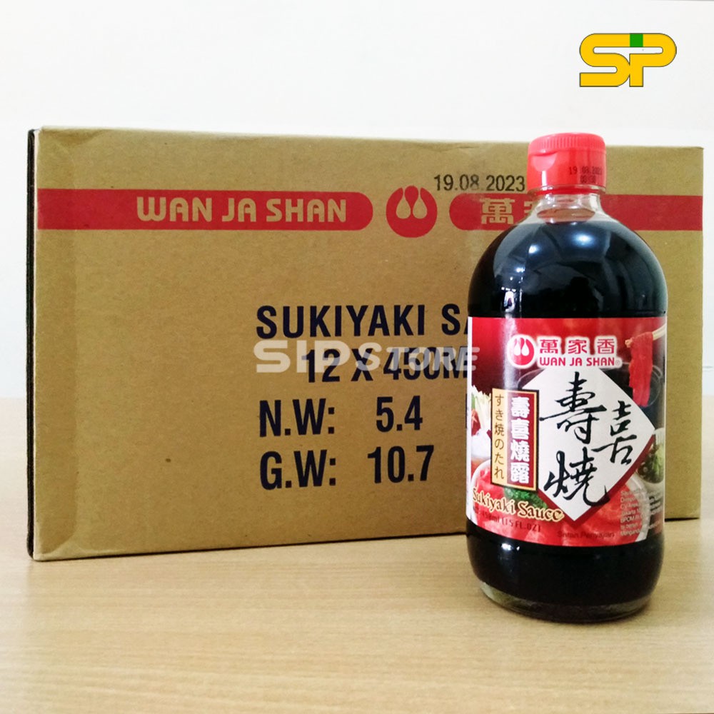 WAN JA SHAN Sukiyaki Sauce 450ml / Saus Sukiyaki Masakan Jepang / Saus Shabu-shabu