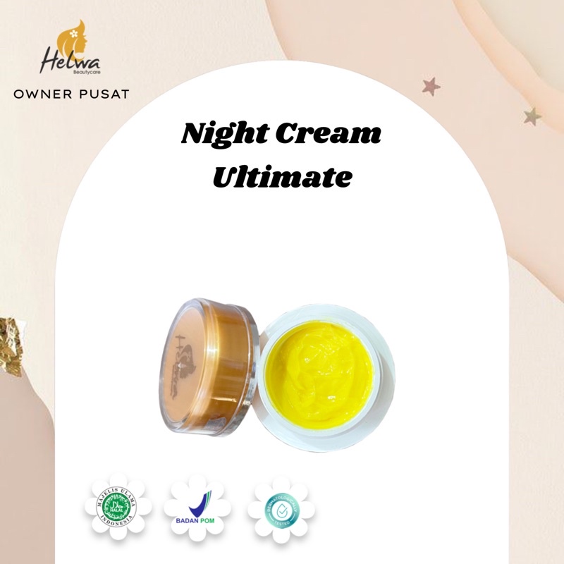 NIGHT CREAM ULTIMATE ( WAJIB KONSUL ) Helwa beautycare