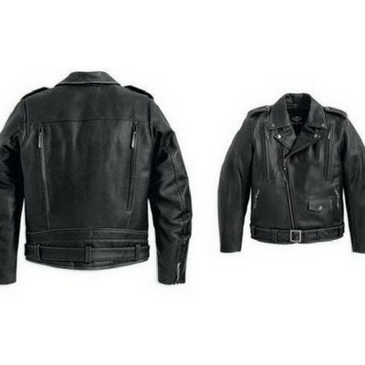JAKET KULIT BIKER ROCK N ROLL PRIA ASLI KULIT DOMBA KUALITAS SUPER BL CC-15