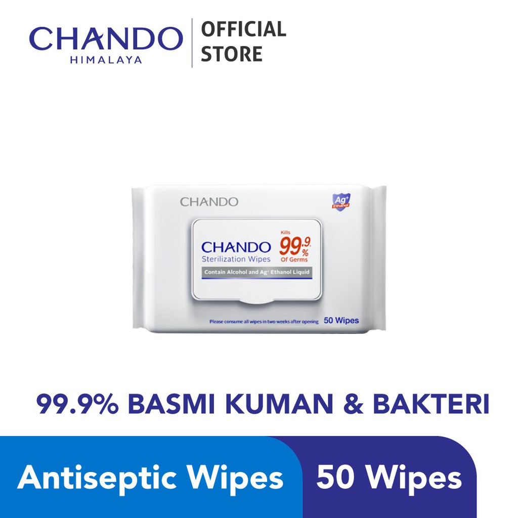 Chando Sterilization Wipes Tisu Basah Steril 50s Tisue