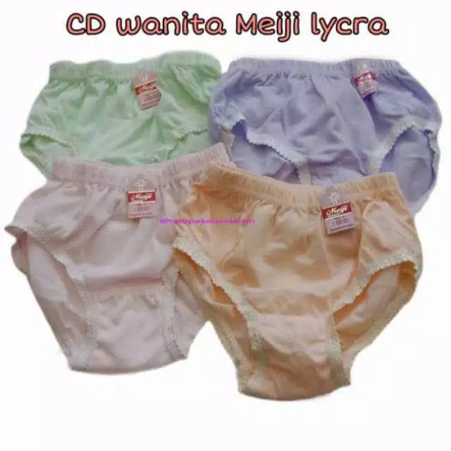 Celana dalam wanita meiji bahan katun jumbo termurah / CD MEIJI renda wanita dewasa