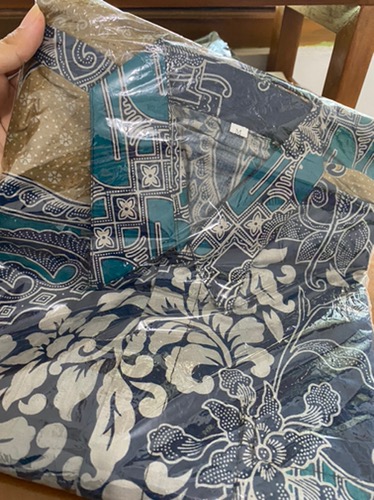 Diskon Bswart Batik Hb35 Kenongo Kemeja Pendek Padi Pekalongan M L Xl Batik Pria Murah Modern Grosir