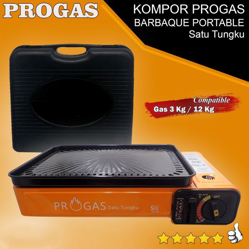 Progas BBQ . Kompor Barbeque , BBQ &amp; GRILL  Panggangan , Portable