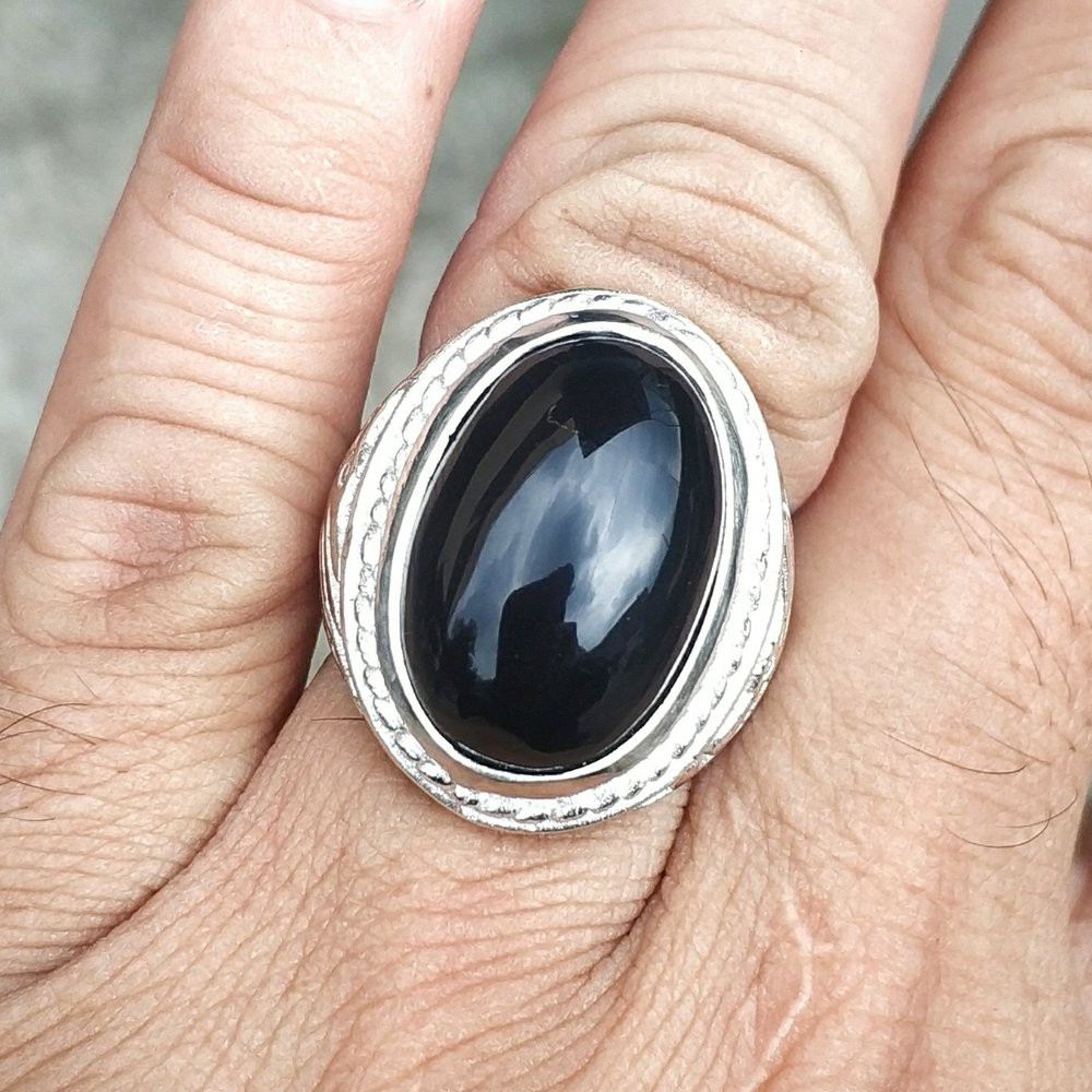 CINCIN BATU AKIK NATURAL YAMAN WULUNG MERAH KRISTAL