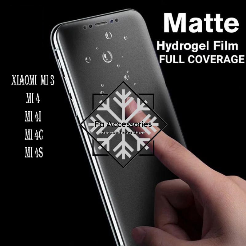 FA ANTI GORES JELLY HYDROGEL MATTE XIAOMI MI MI3 MI4 MI4I MI4C MI4S FULL SCREEN PROTECTOR 3 4 4I 4C